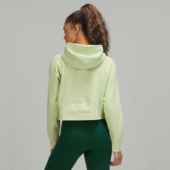 LULULEMON | loungefull cropped hoodie creamy mint | size 8-10 - Picture 2 of 5
